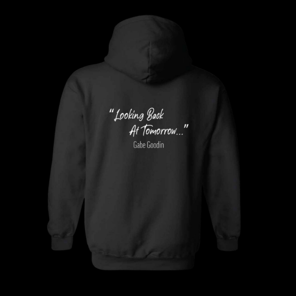 Black "Looking Back at Tomorrow..." Hoodie - Image 3